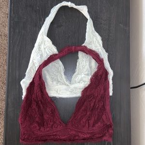 Urban Outfitters Set of 2 Halter Bralettes